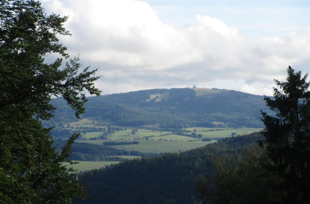 Ferienhaus Eulennest Hilders Buitenkant foto